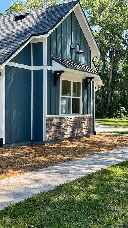 stone veneer project