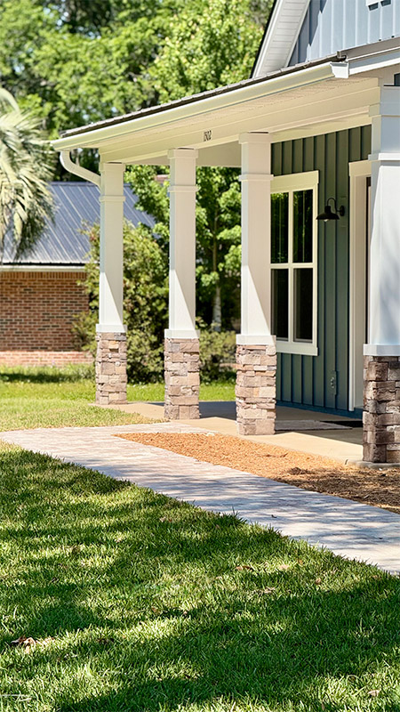 stone veneer project