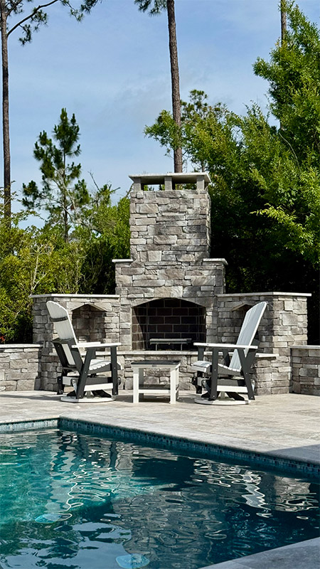 outdoor fireplaces