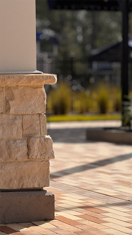 stone veneer project