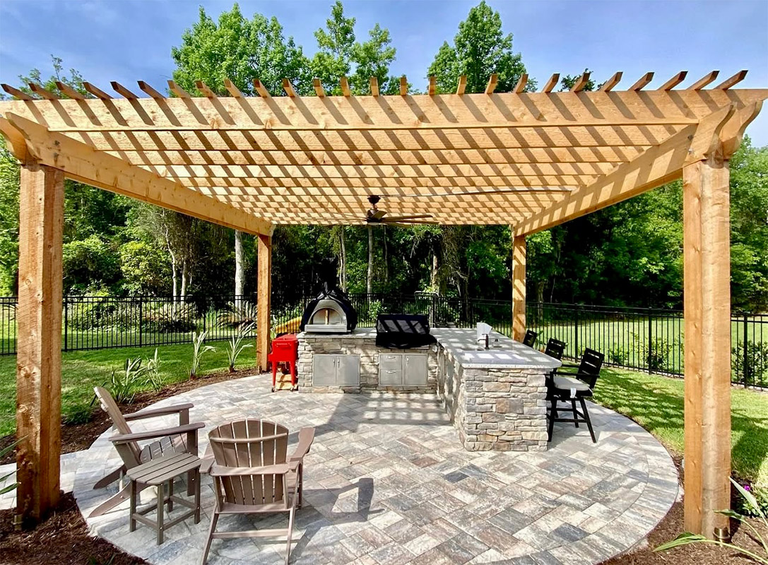 outdoor pergola