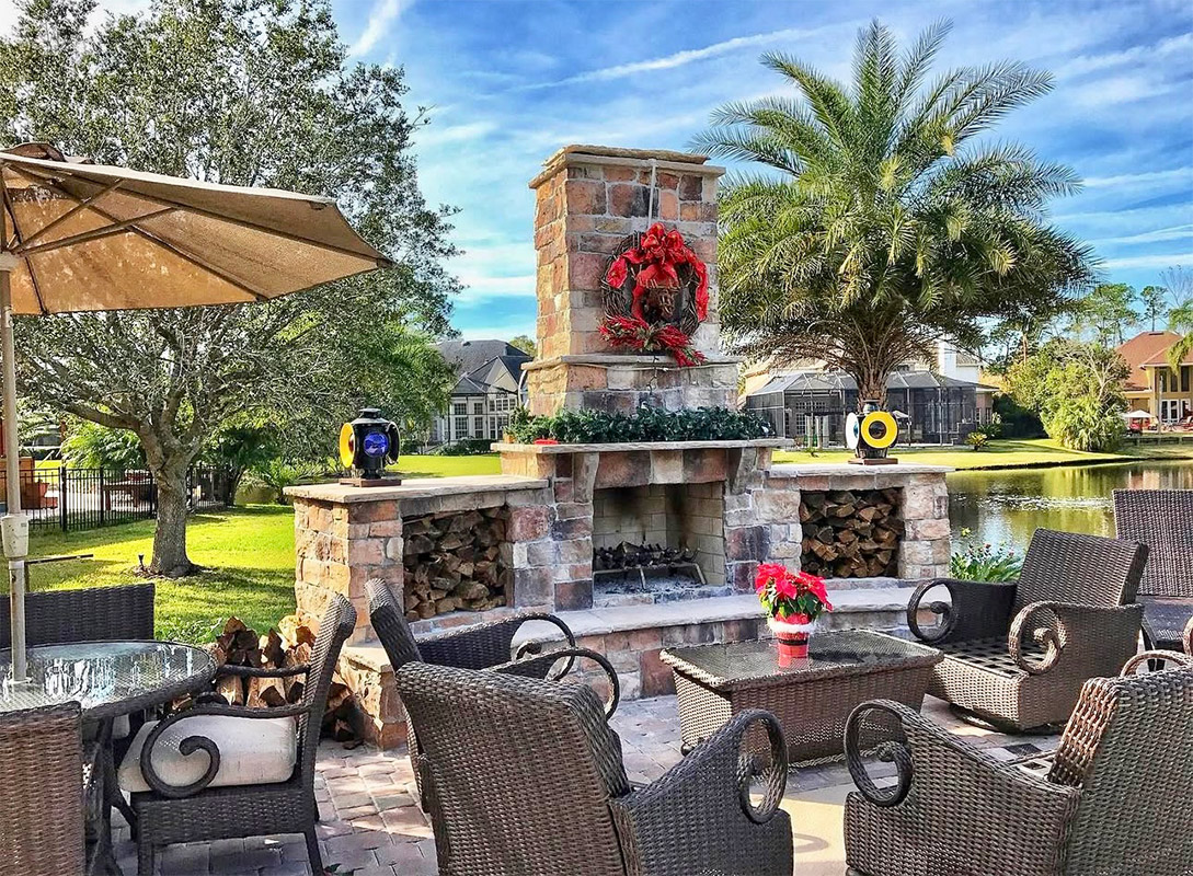 outdoor fireplaces