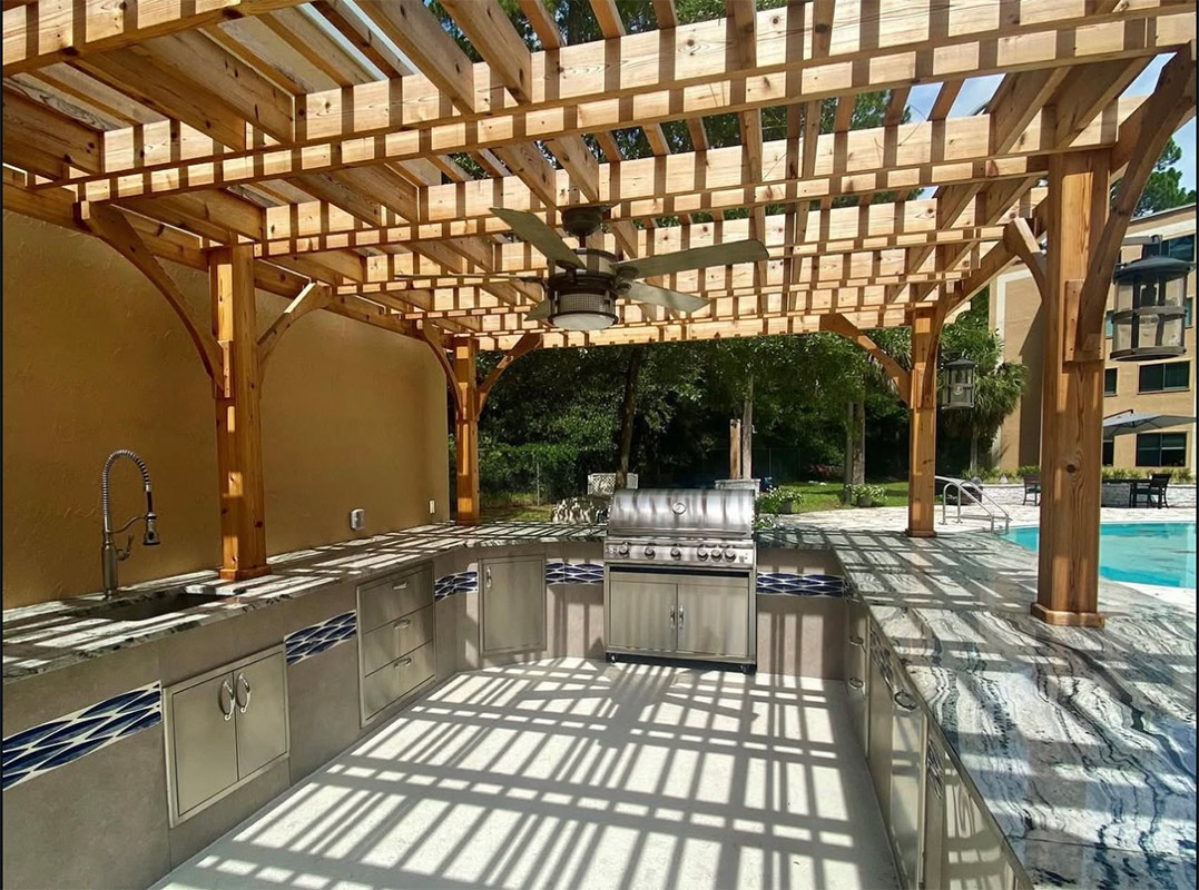 outdoor pergola