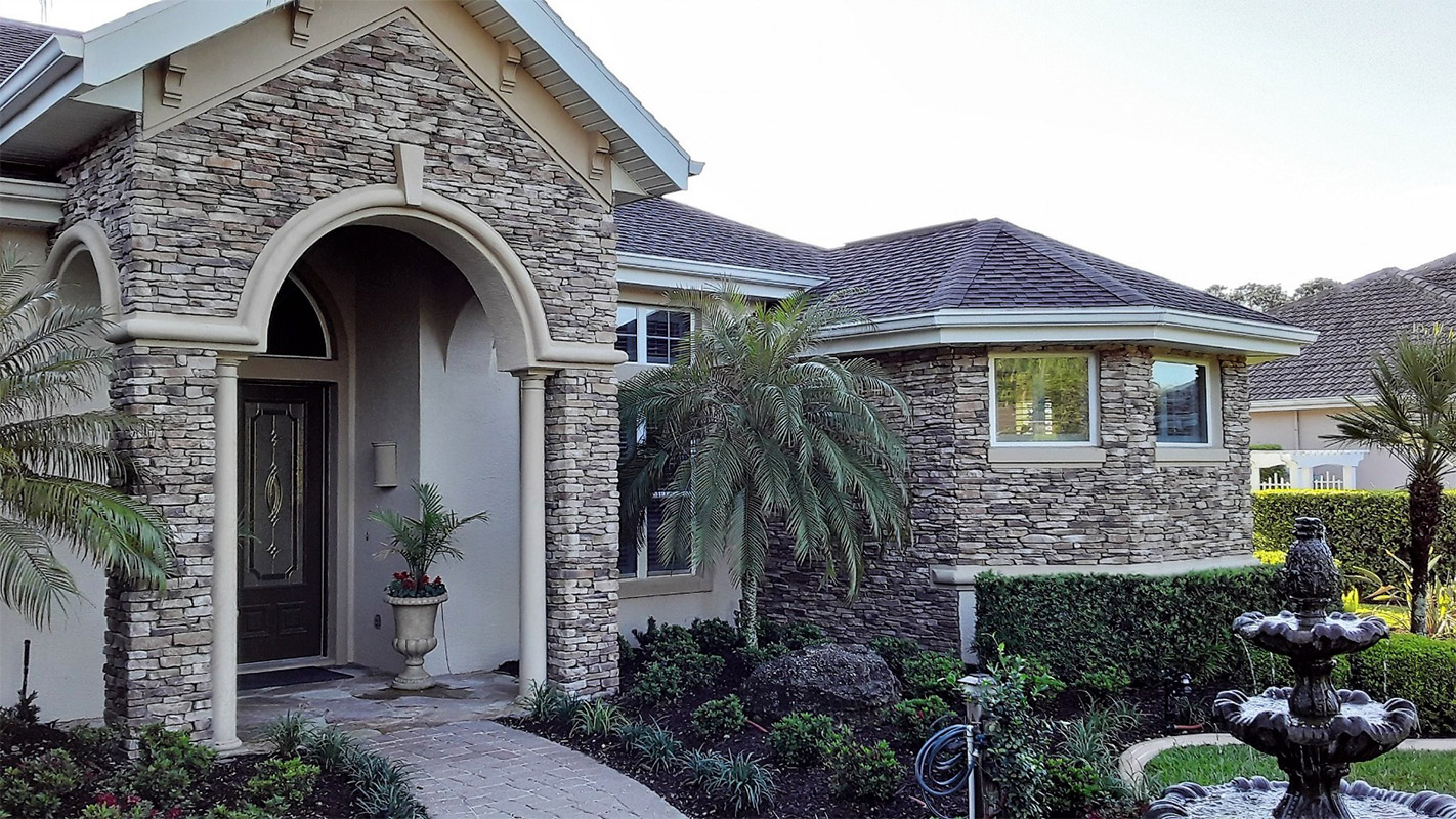 stone veneer project