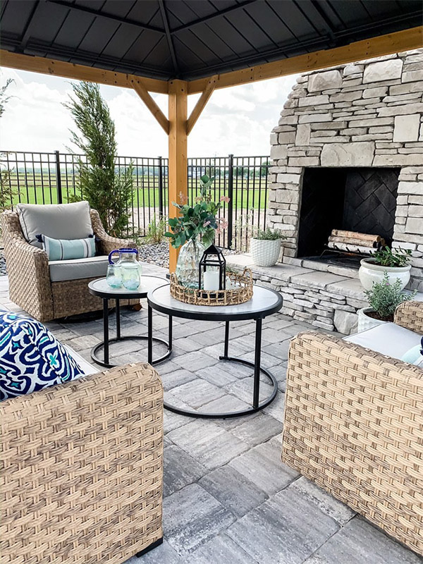outdoor fireplaces
