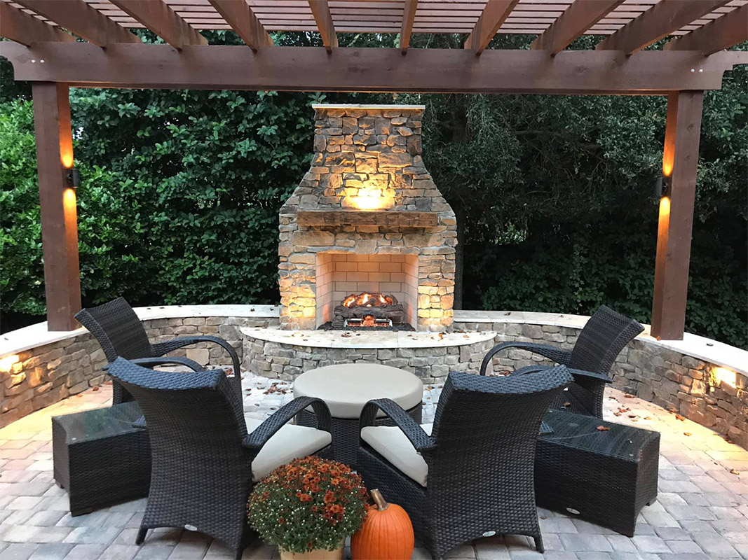 outdoor fireplaces