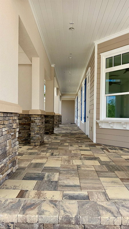 stone veneer project