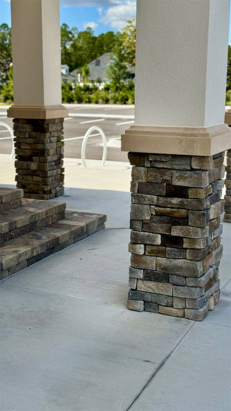 stone veneer project