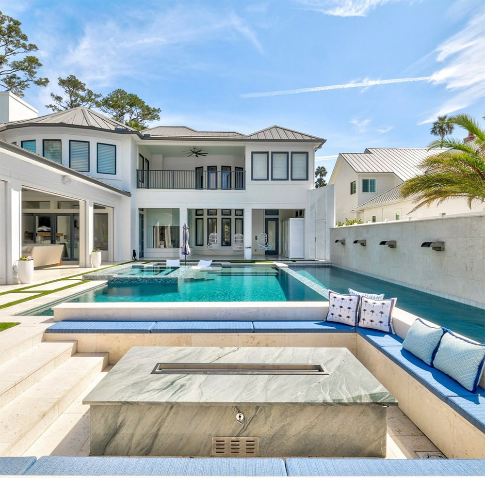 backyard patio with pool
