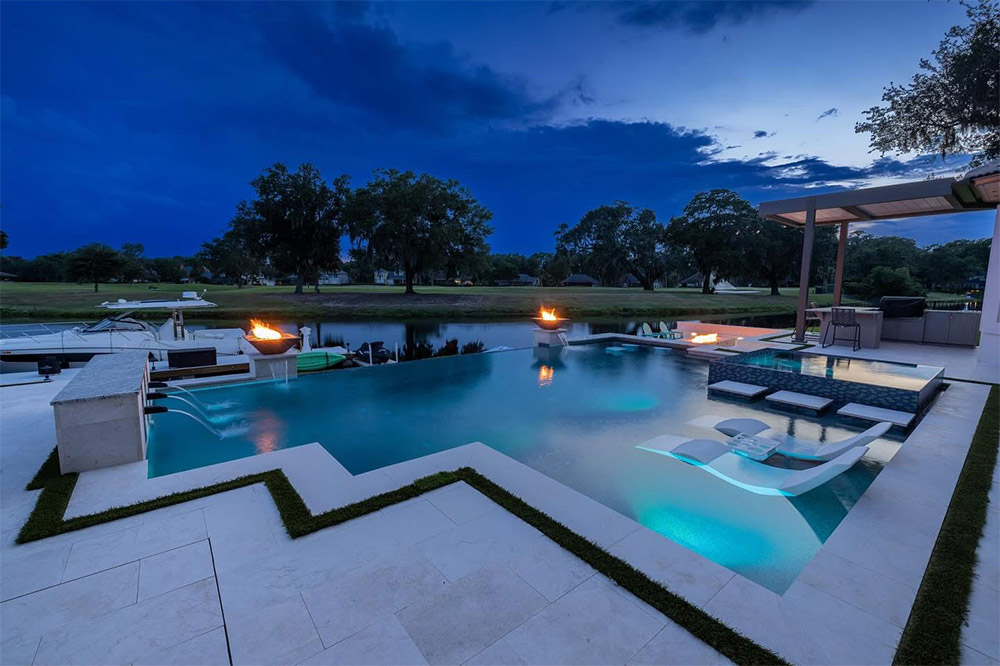 backyard patio with pool