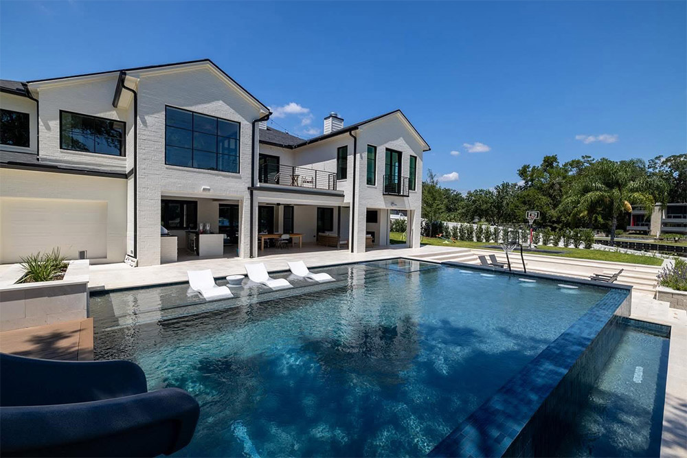 backyard patio with pool